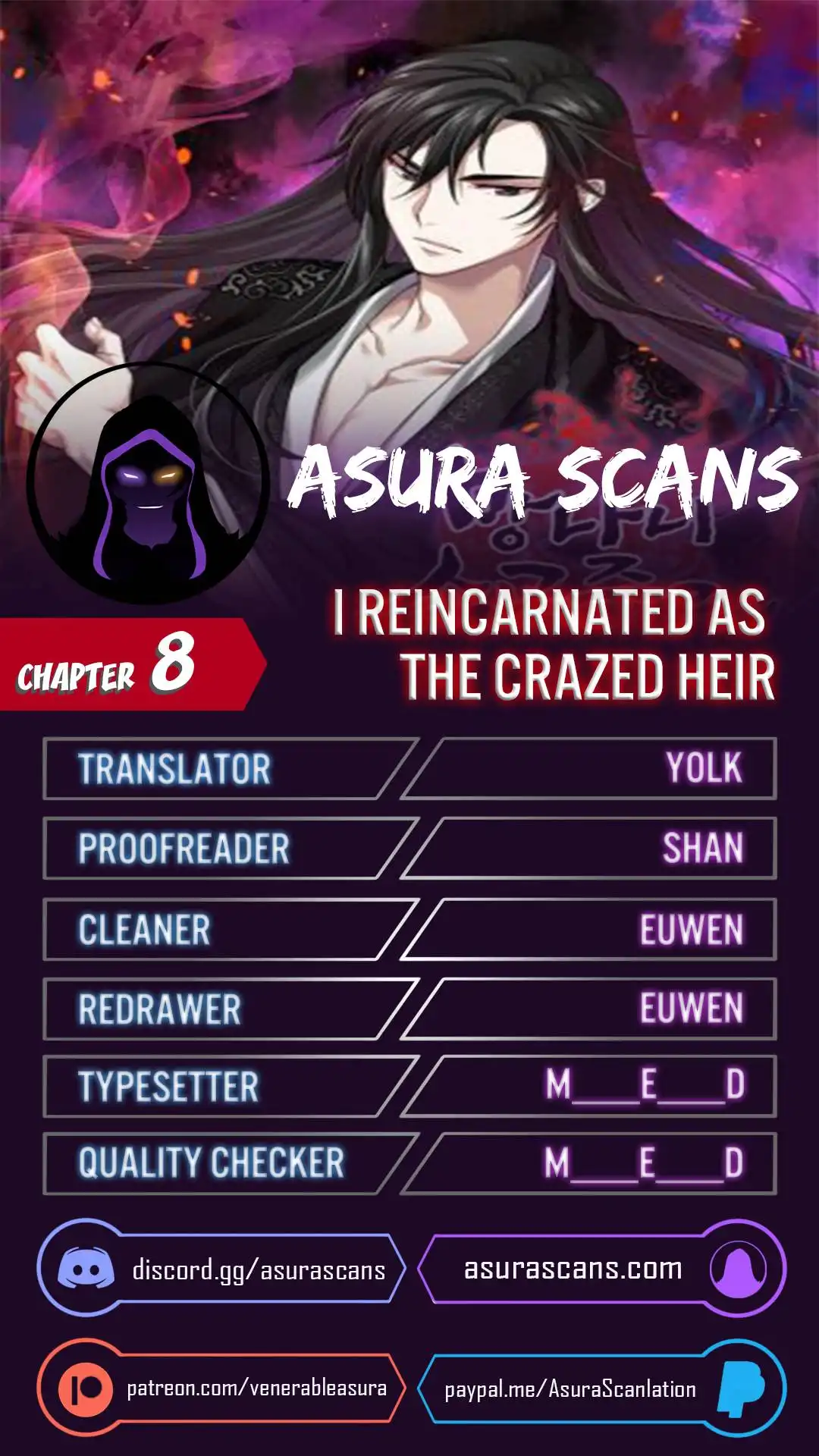 I Reincarnated As The Crazed Heir Chapter 8 1